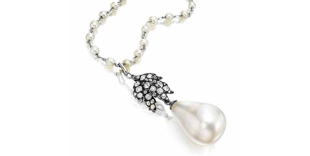 Perhaps the most famous natural pearl in the world, La Peregrina was found in the Gulf of Panama in the mid-sixteenth century. La Peregrina, "The Wanderer", has belonged to Queen Mary I of England and Spain, Margaret of Austria and Elizabeth of France, and was a staple in the Crown Jewels of Spain. Other famous owners include Napoleon Bonaparte, the Marquess of Windsor Louise Hamilton and finally, actress Elizabeth Taylor until her recent death. La Peregrina sold at auction for $11,000,000 in December, 2011.